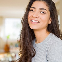 young woman smiling 