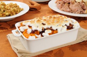 sweet potato casserole with marshmallows